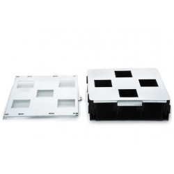 V-ZUG DF PQS 5/6/9 Dunstabzug - Filterpaket mit 1.5 kg Aktivkohle, MIT Blende oben und unten