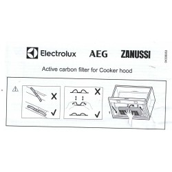 Aktivkohlefilter MCFB71/MCFB82ST - 1 Stück zu AEG Electrolux