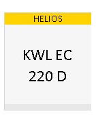 Helios KWL EC 220 D